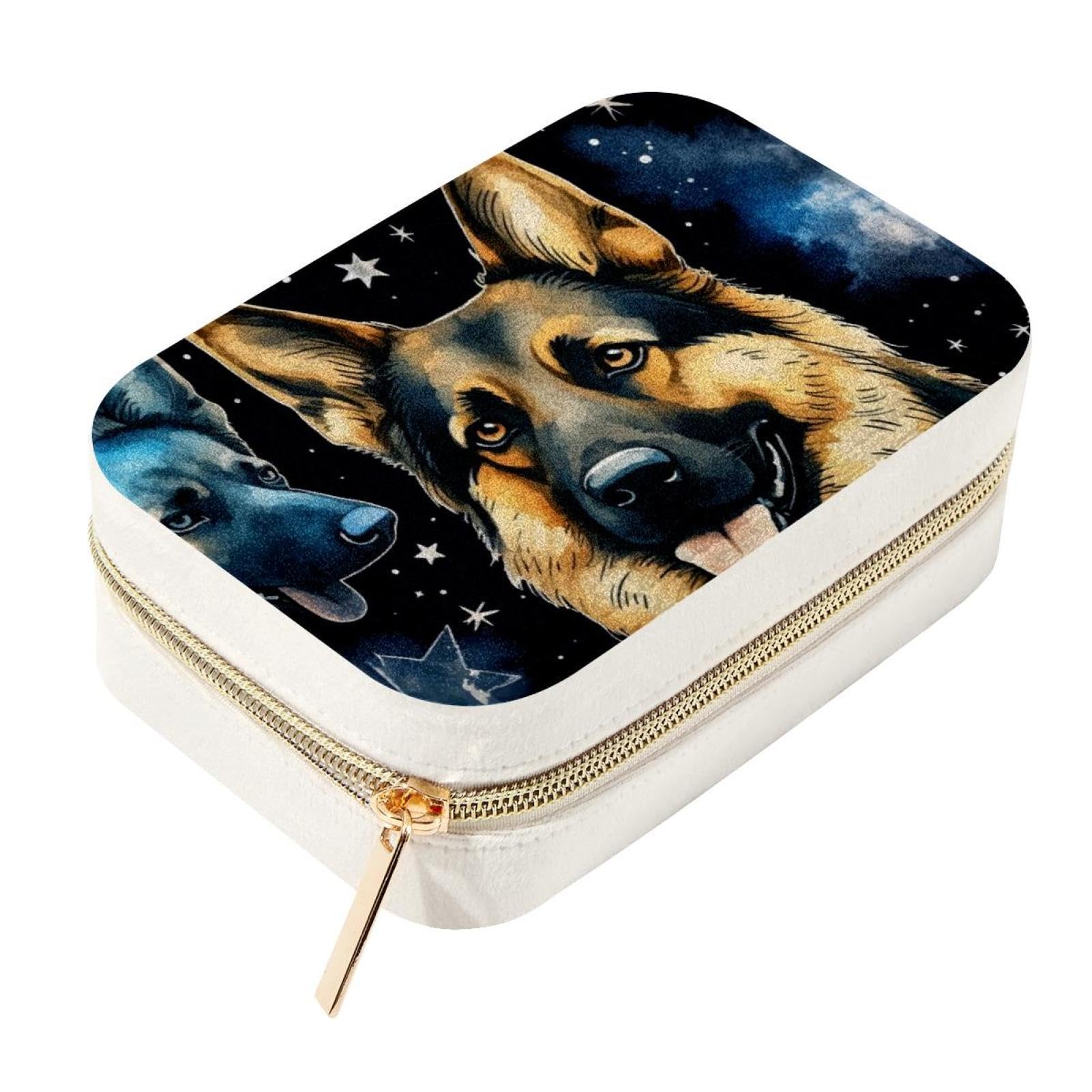 Boîte à bijoux femme Collie - Rangement bagues, colliers, boucles