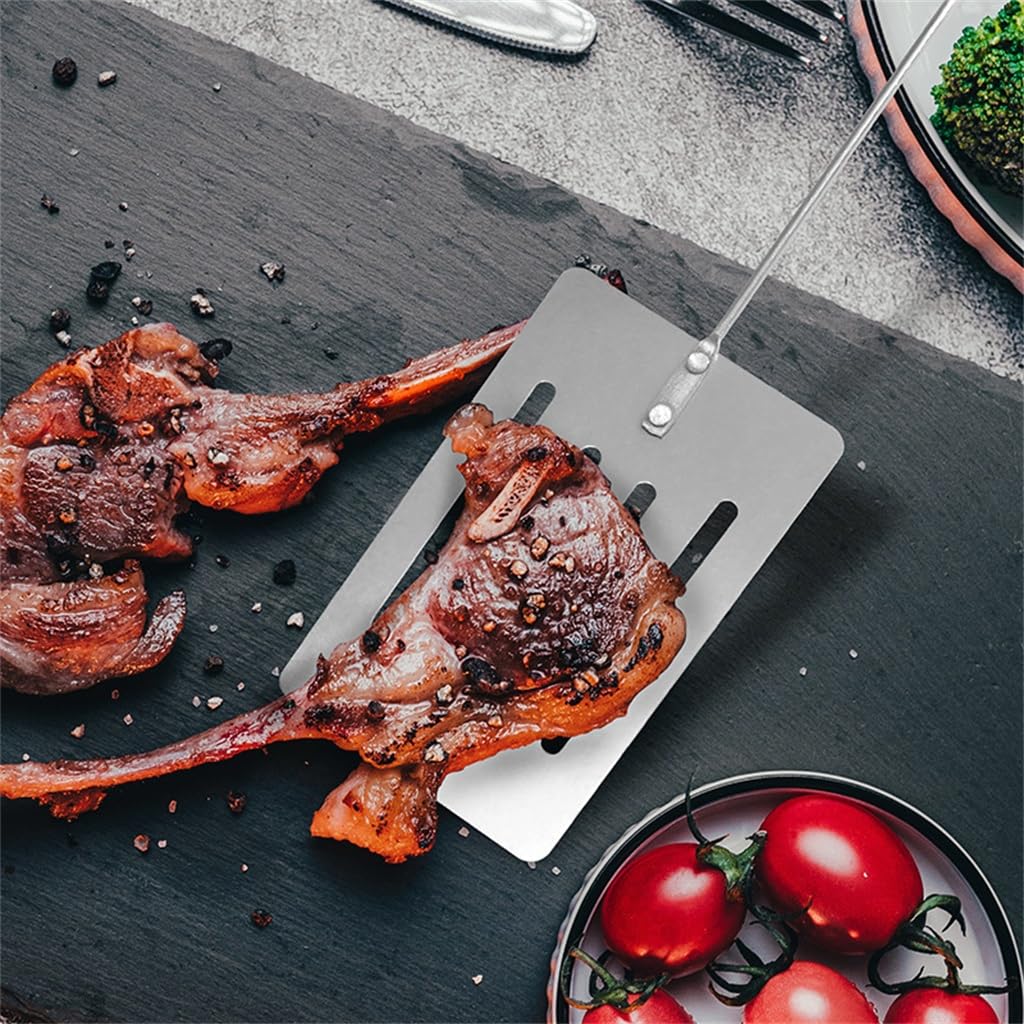 Three Piece Set Of Stainless Steel Grill Outdoor Household Shovel Fork Clip Barbecue Tool Set