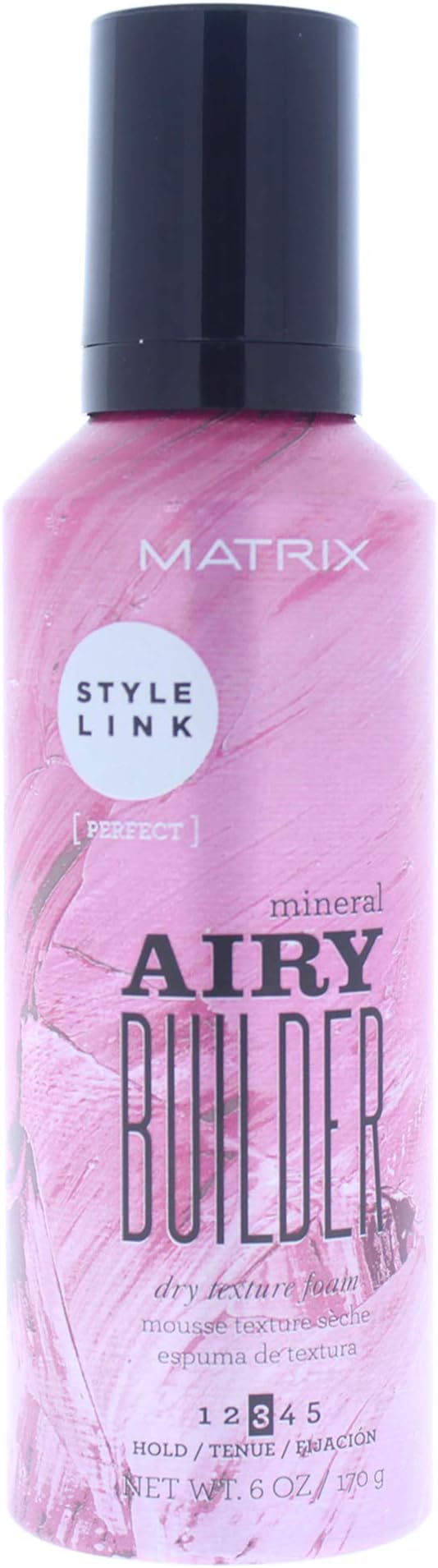 Matrix Style Link Mineral Airy Builder Dry Texture Foam | Weightless Texture & Body | For All Hair Types | 6 Oz