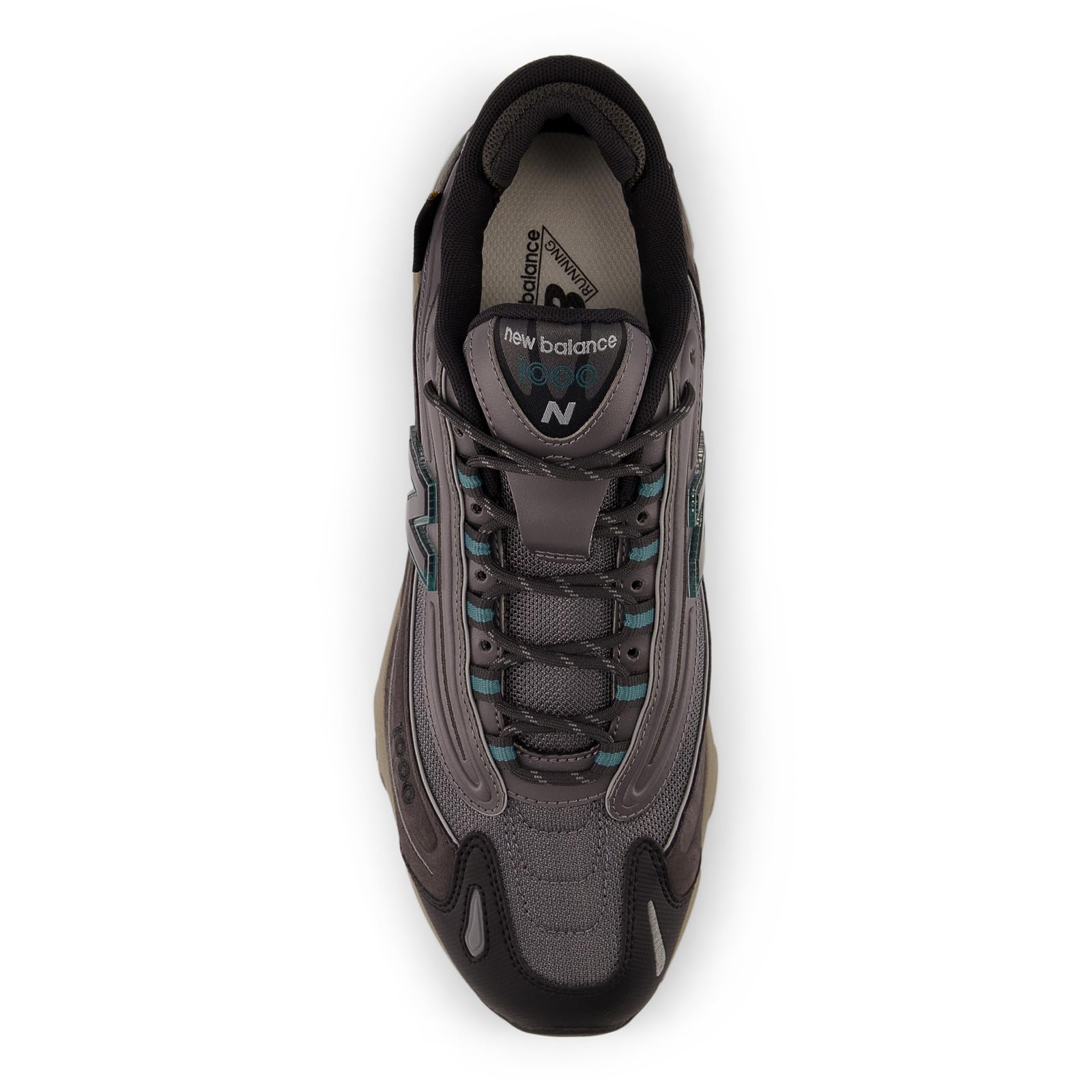 New Balance 1000 Zapatillas de deporte unisex, malla transpirable color gris antracita, modelo M1000J con amortiguación