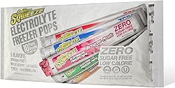 Sqwincher Sqweeze Sugar Free, Low Calorie, Low Sodium Electrolyte Freezer Pops, 5 Flavor Variety Pack - Dragon Fruit, Mixed Berry, Orange, Punch, Watermelon, (50 Total Freezer Pops)