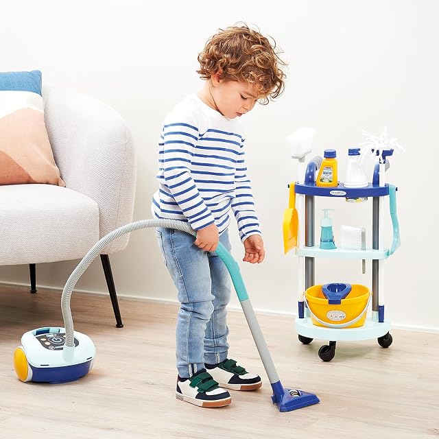 Foto 8 de 8 de Juguetes Ecoiffier - 2774 - Carro de Limpieza + aspiradora - Juegos de imitación para niños