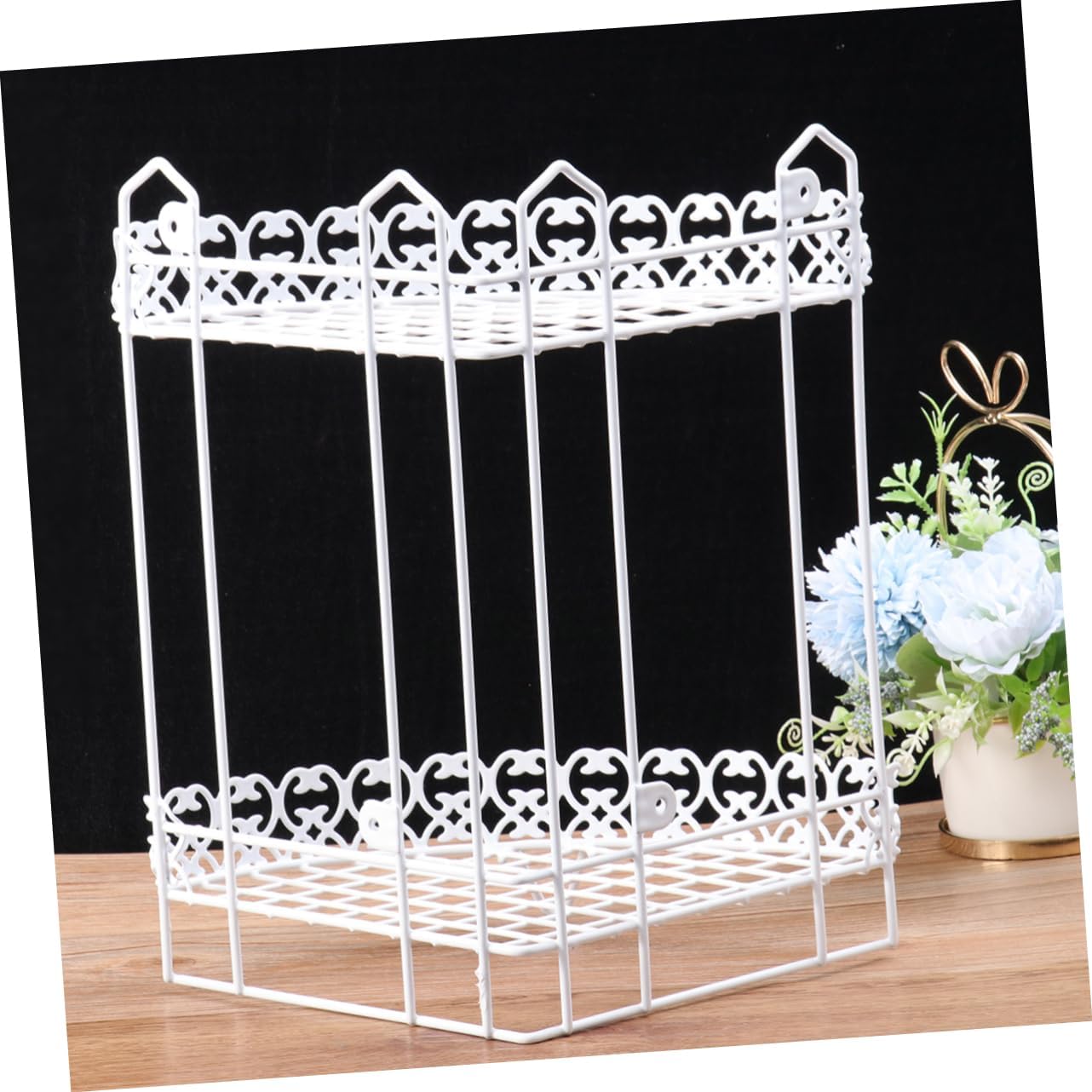 Cabilock Wall Mounted Triangle Storage Rack Traceless Design Multi Iron Shelf for Bathroom Toilet Home Decor Small Space Saving for Tidy
