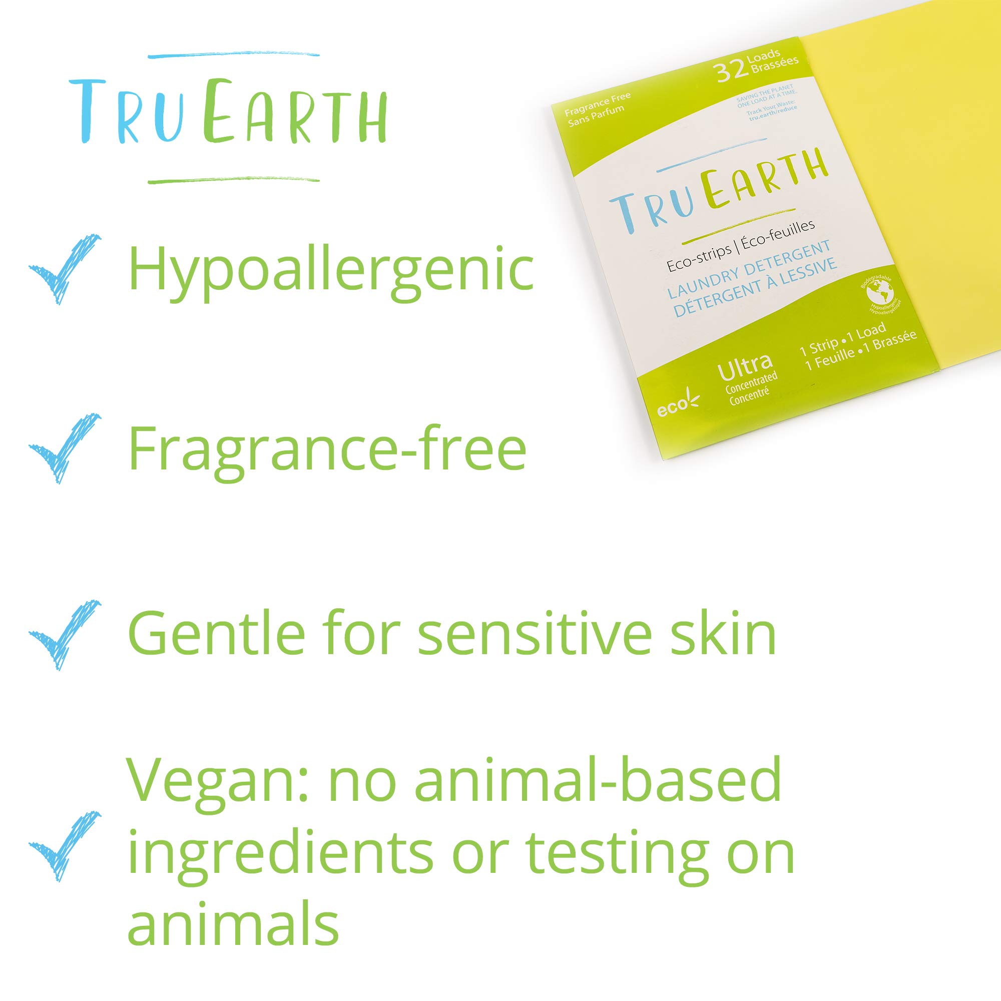 Buy Tru Earth Hypoallergenic, Ecofriendly & Biodegradable PlasticFree