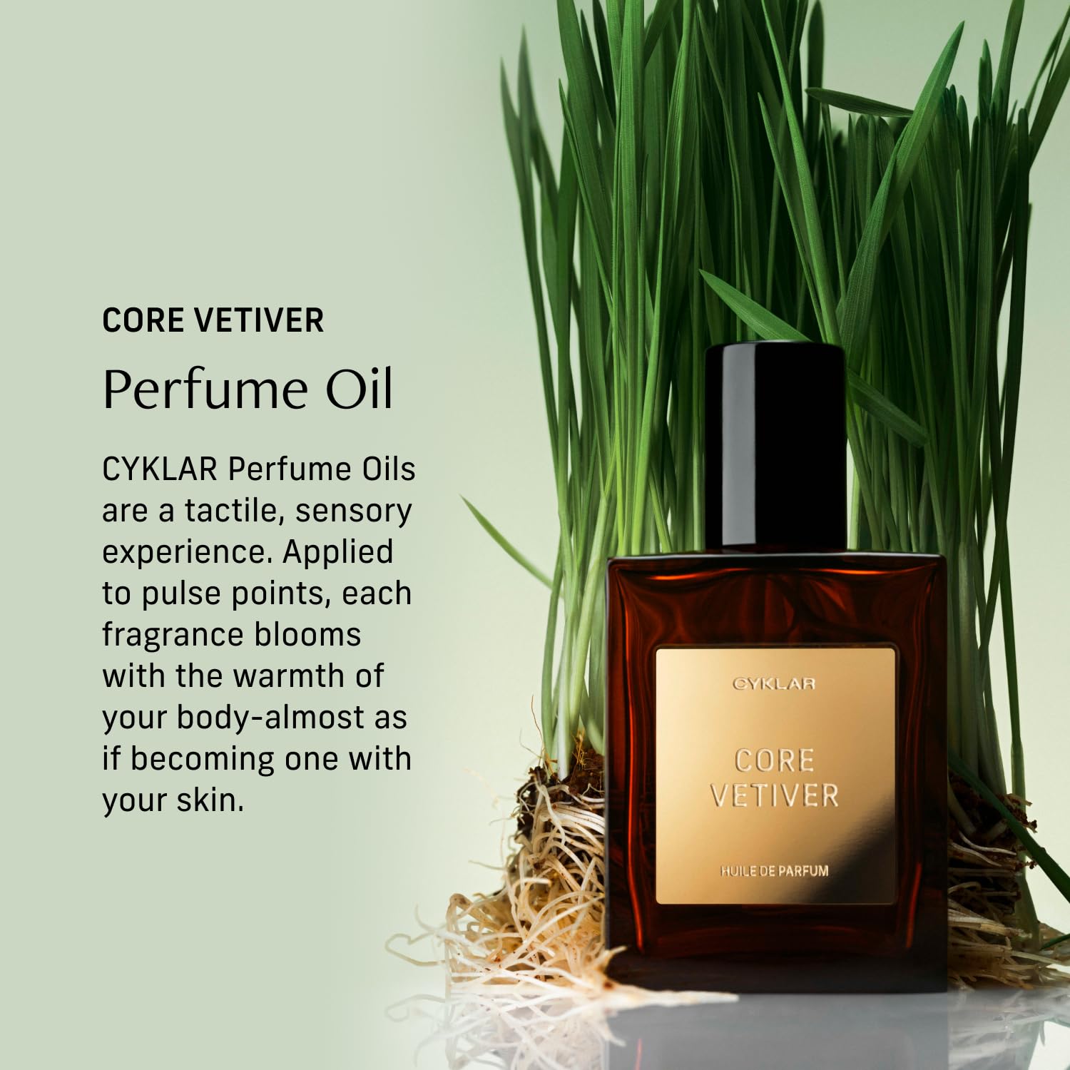 CYKLAR Perfume Oil Roll-On. Travel-Friendly Core Vetiver Fragrance, with Driftwood and Clary Sage Notes. Long-Lasting Parfum for Women and Men. 0.5 Fl Oz Scented Rollerball Bottle - Image 2