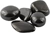 Heka Naturals Shungite Tumbled Stones | 50g - Water Purification, Detoxification, Mineralization, Healing Crystals, Feng Shui & Reiki Decor - Zen Garden Embellishment, Aquarium Decor