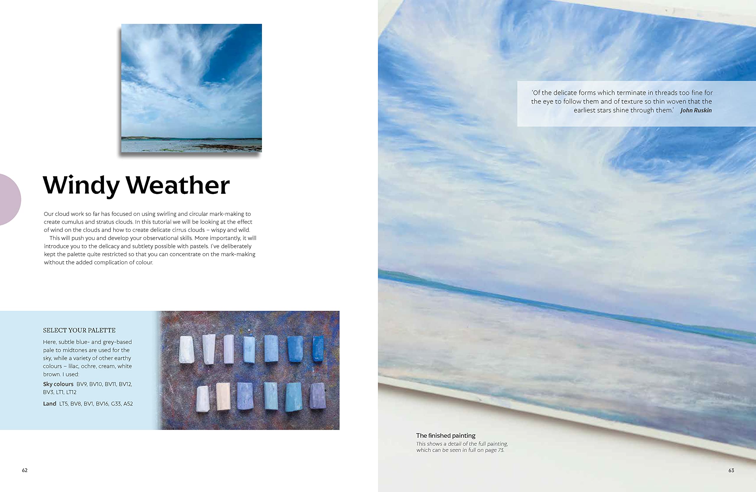 Painting Skies in Pastel: Creating Dramatic Clouds and Atmospheric Skyscapes