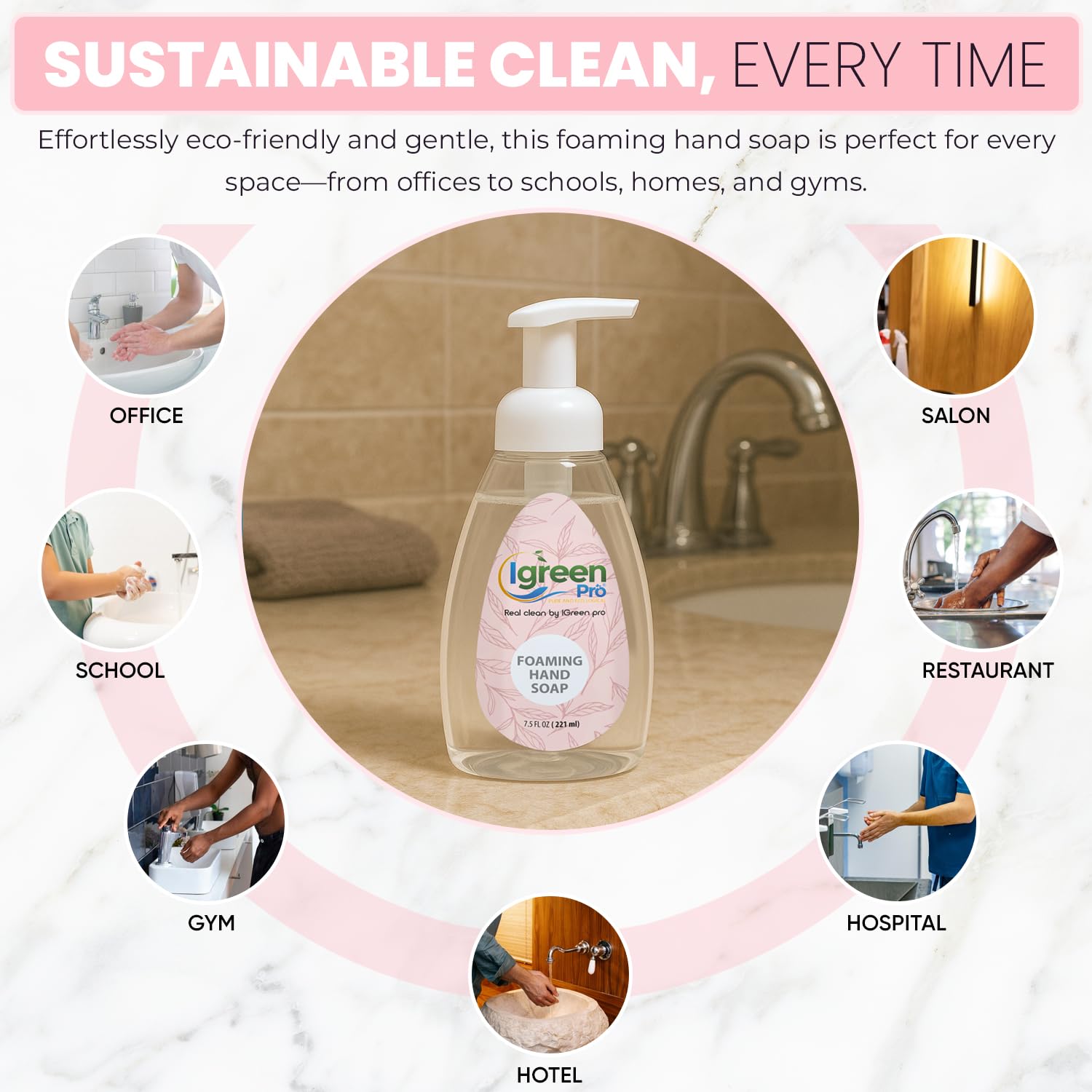 Foaming Hand Soap I Hand Soap l Clean Hands I Great Scent I Soft Hands I Make 15 bottles x 8 OZ = 120 Oz I 15 Packs(Water Soluble)