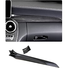 Center Console Dashboard Panel Cover, Carbon Fiber Pattern Style, Interior Decoration Accessories for Mercedes Benz C Class W205 2015-2018 GLC X253 2016-2021