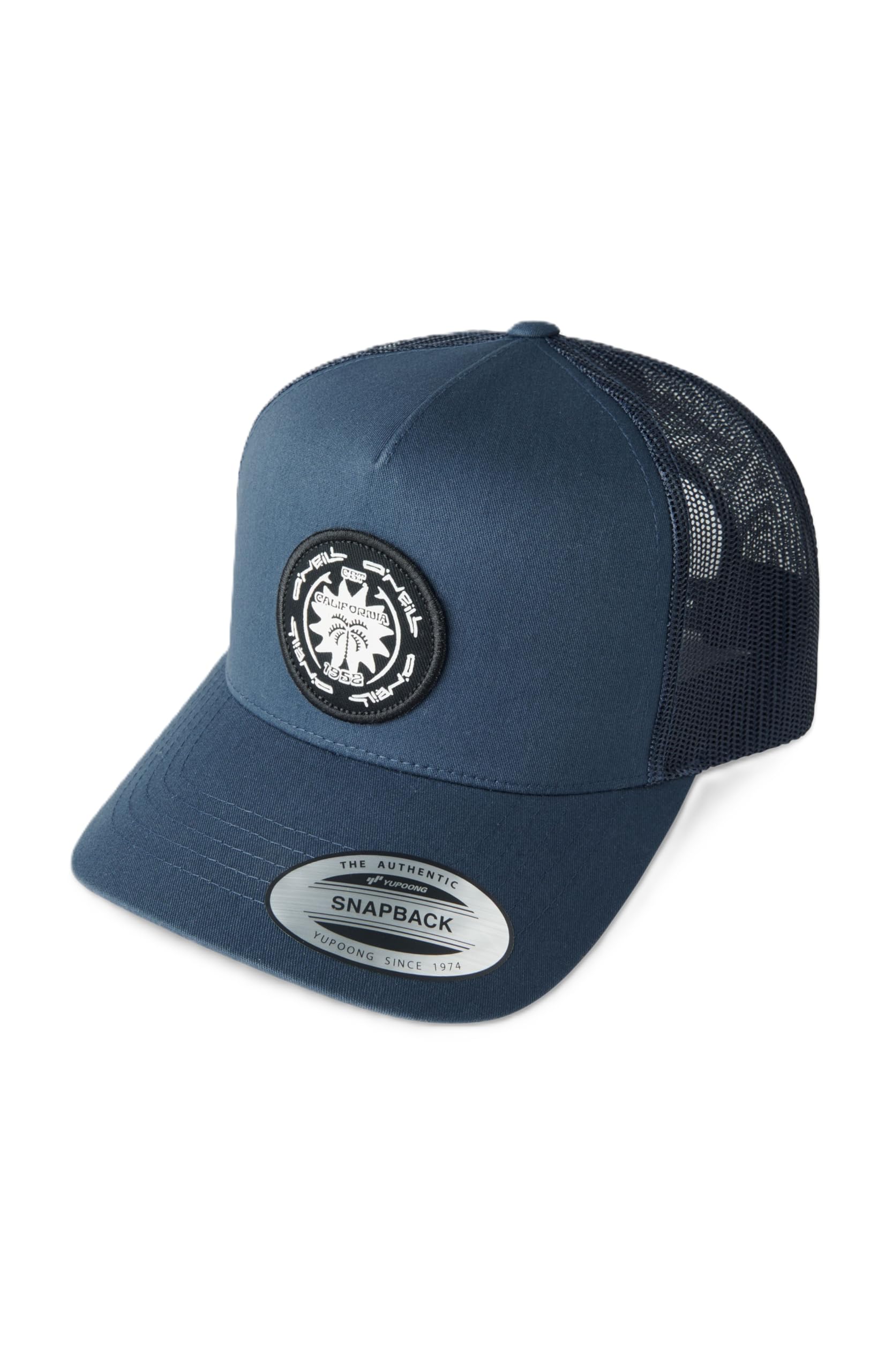 O'NEILL Retro Trucker Hat Meshback Adjustable Snapback Patch Baseball Cap English Evening Navy
