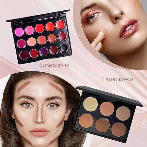 Vista 4 de Kit de maquillaje de viaje - Conjuntos para mujeres y niñas (5-12), regalos para principiantes, adolescentes