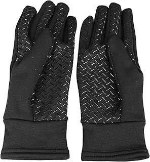 Equestrian Gloves for Winter Riding Soft Warm Non Slip Silicone Palm Professional Horse Riding Gloves for Cycling Hiking O...