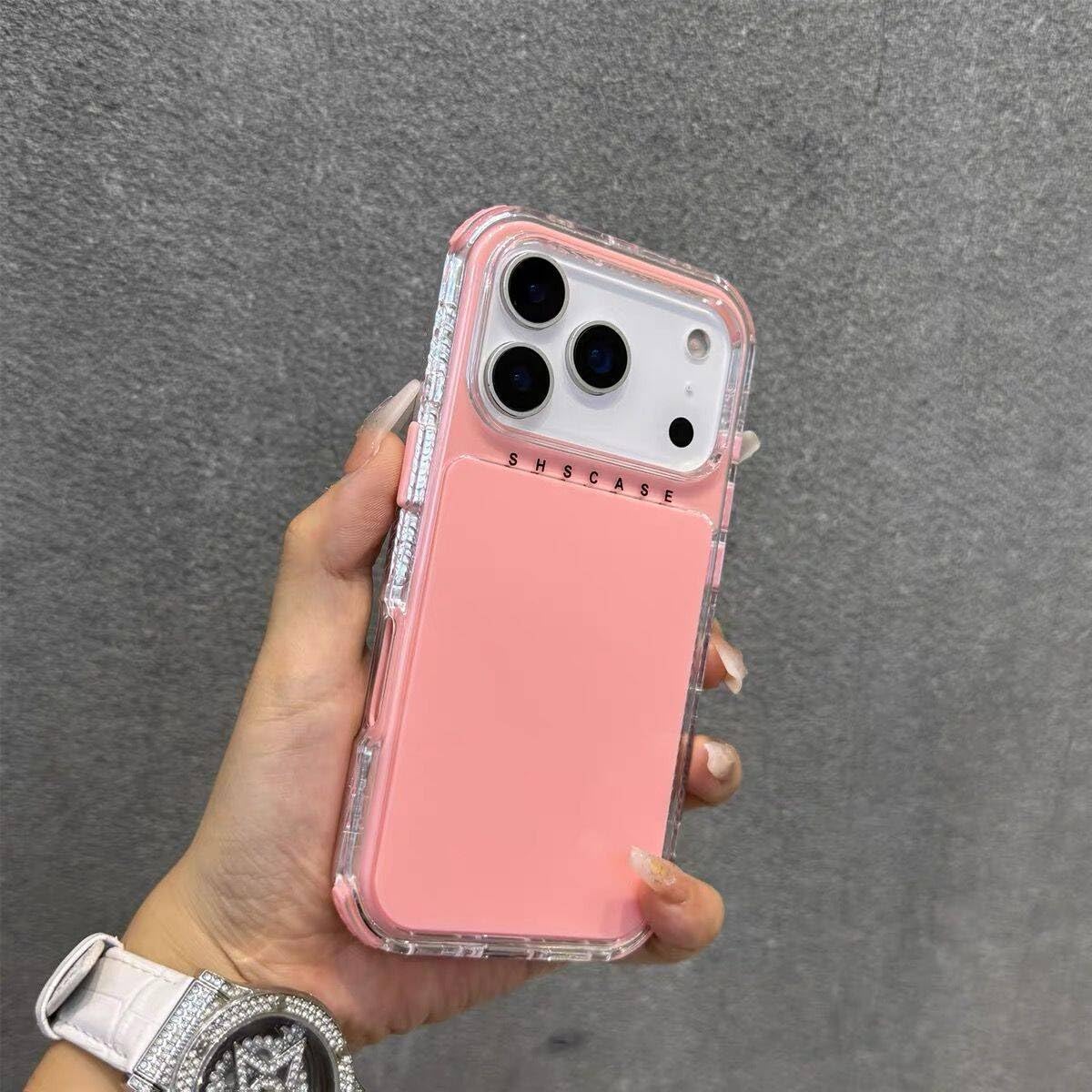 Coque iPhone 11 Pro Max rose protection intégrale silicone TPU rigide PC