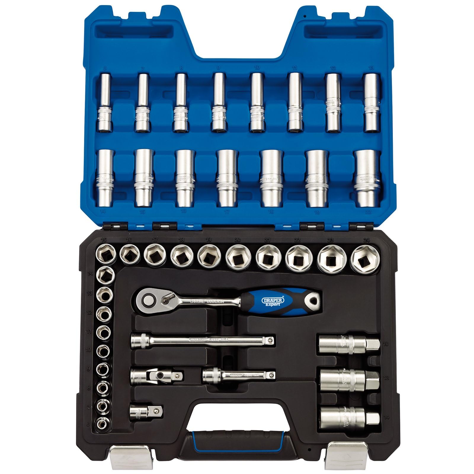 16451 3/8-Inch Square Drive Metric Socket 42 Piece Set