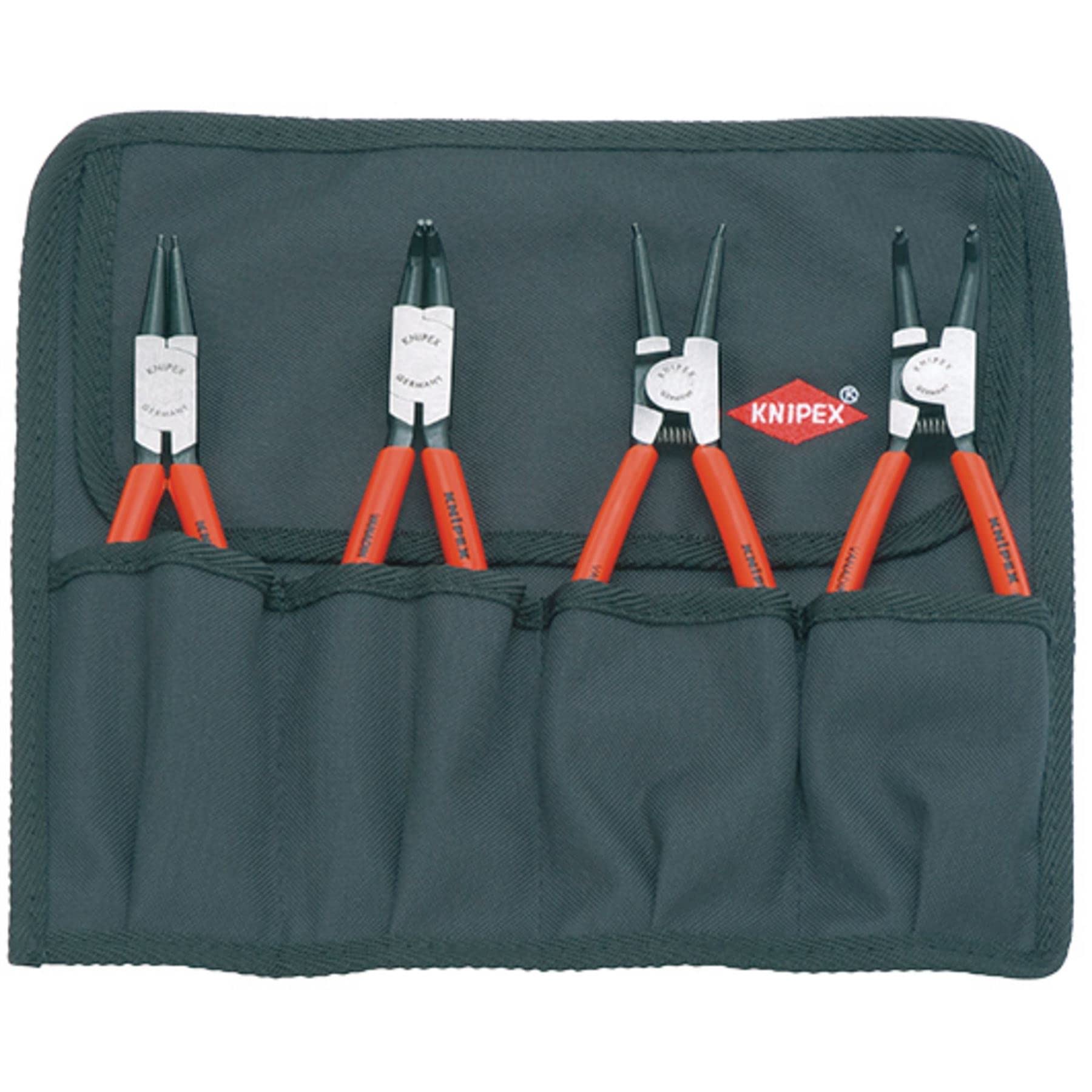 Draper 76797 Knipex - Juego de 4 alicates para círculos, multicolor