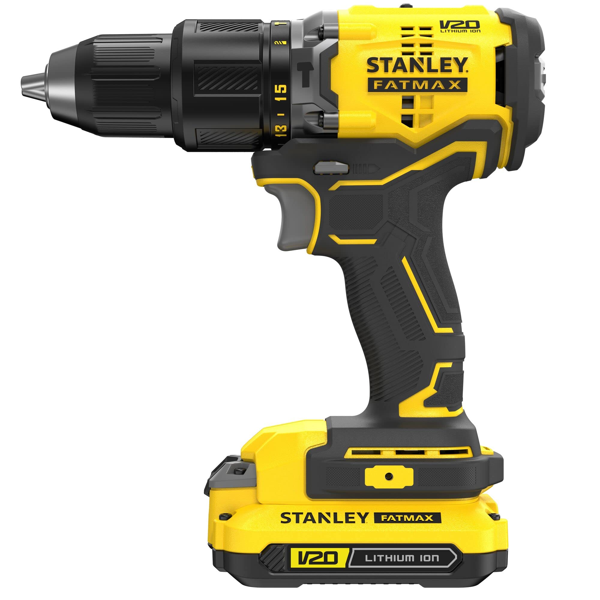 STANLEY Fatmax SFMCK216MDS-QW Set Softbag, SFMCD715 - Martillo perforador sin carbón SFMCH900 SDS+ destructor, 1 batería de 4 Ah, 1 batería de 2 Ah, cargador de 2 A
