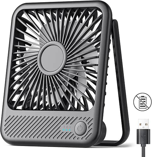 Koonie USB Desk Fan, Strong Wind Ultra Quiet Small Personal