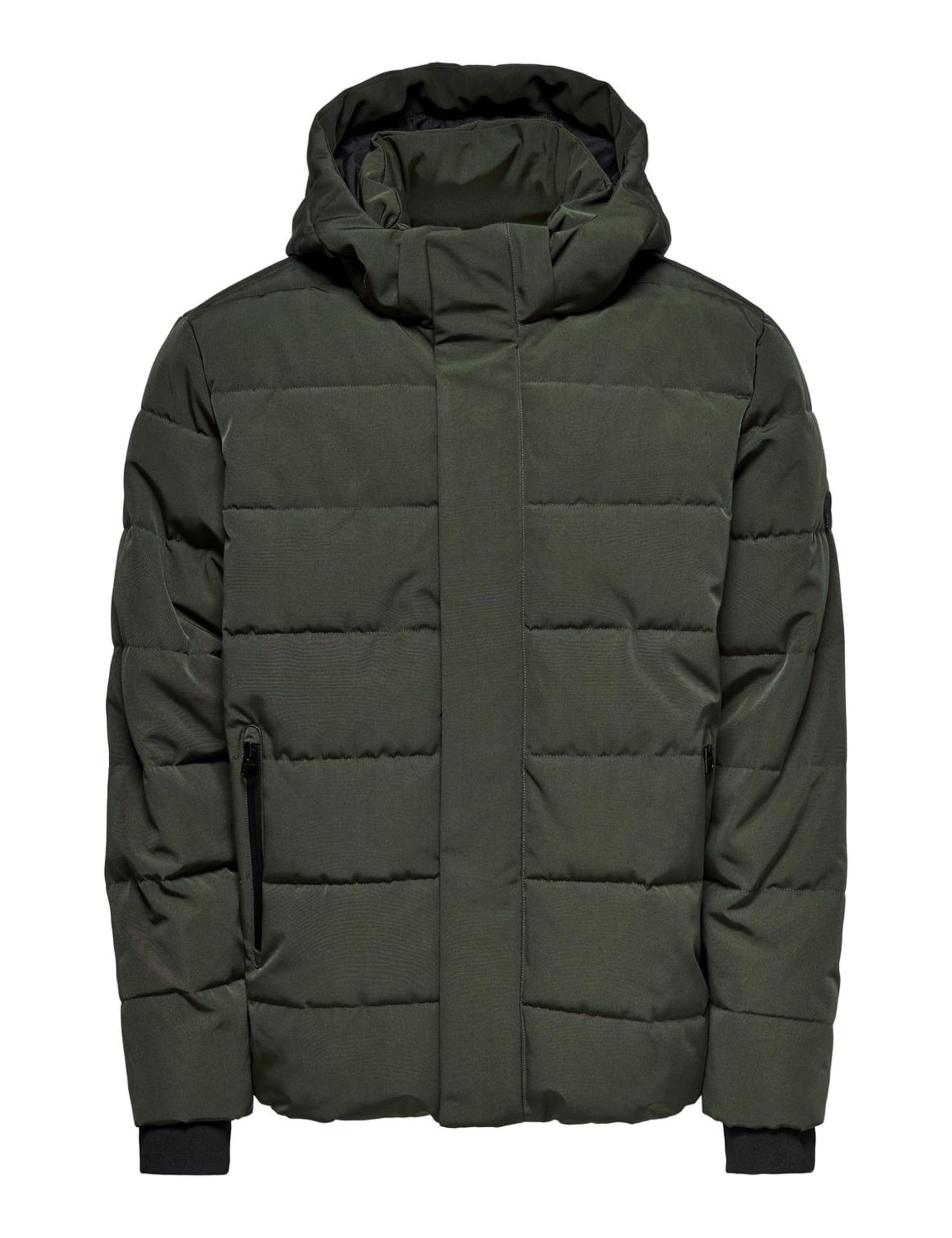 ONLY & SONS Men's ONSCAYSON Puffa OTW Puffer Jacket, Peat, L
