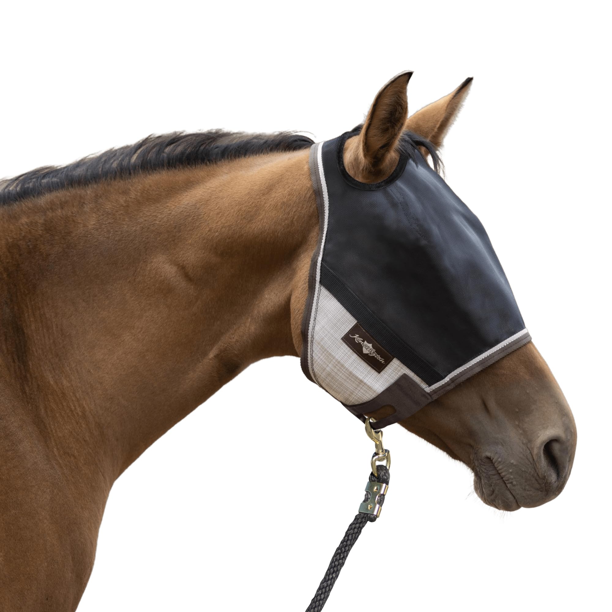 Kensington 90% UV Fly Mask CatchMask UViator - Without Ears & Forelock Freedom Web Trim Size: L-Avg Color: 500 - Desert Sand