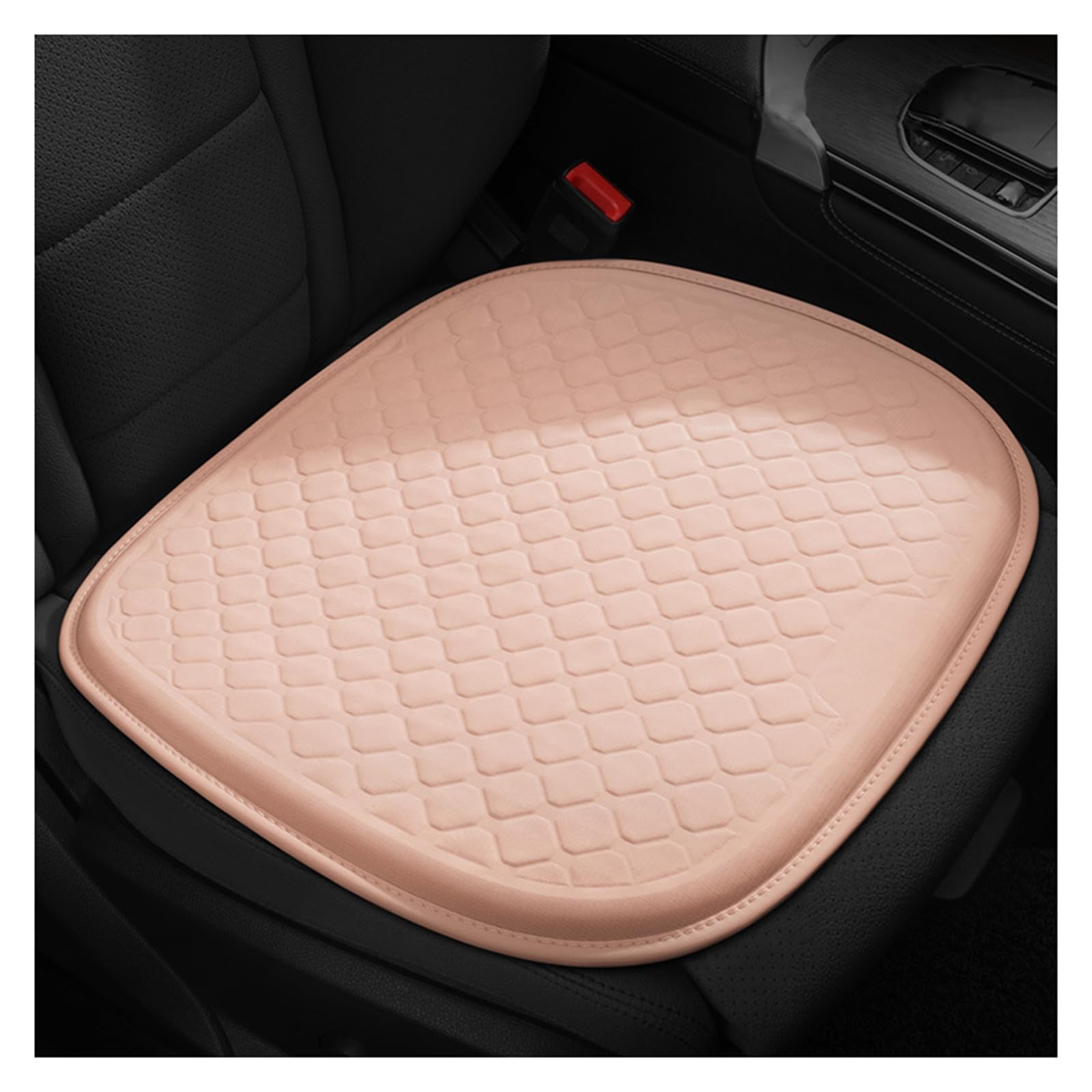 HJXCFUCDV Cooling Car Seat Cushion, for VW Taigo Touran Tiguan CC Beetle Passat Jetta B6 B7 B8 Gel Car Seat Pads Breathable Comfort Truck Driving Seat Protector Grid Pressure Relief,C