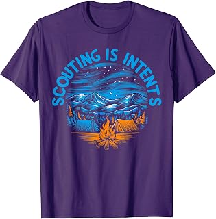 Camping Scouting is Intents Scout Camper Camping T-Shirt