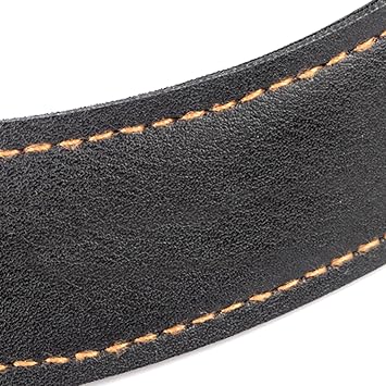 Fashion Leather Saxophone Strap Adjustable Neck Strap Saxophone Harness Leather Padded Adjustable Saxophone Strap for Tenor Alto/Soprano Saxophone Comfortable