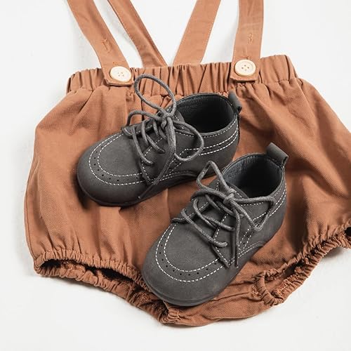 Miniatura 6 de Meckior Zapatos de Boda Clásicos para Bebés Niños y Niñas de Cuero Sintético PU, Mocasines Brogue, Zapatos Oxford para Niños Pequeños, Zapatos de