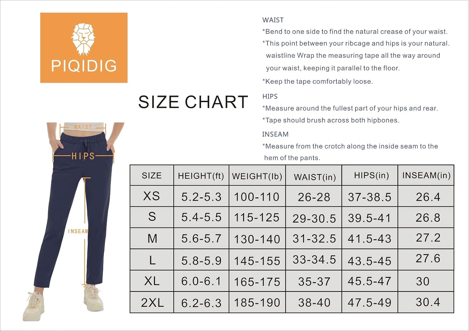 PIQIDIG Women's Joggers Pants Hiking Running Sweatpants Lounge Athletic Workout Pants with Phone Pockets at  Women’s Clothing store