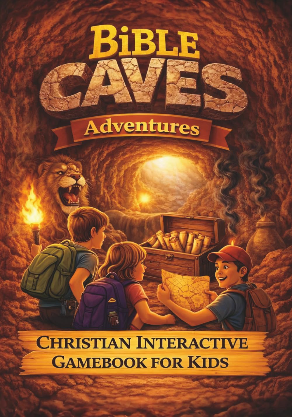 Bible Caves Adventures: A Christian Interactive Gamebook for Kids with 7 Hidden Scrolls, Meaningful Choices, and Lessons of Faith and Courage (Bible Adventure Quest Series)
