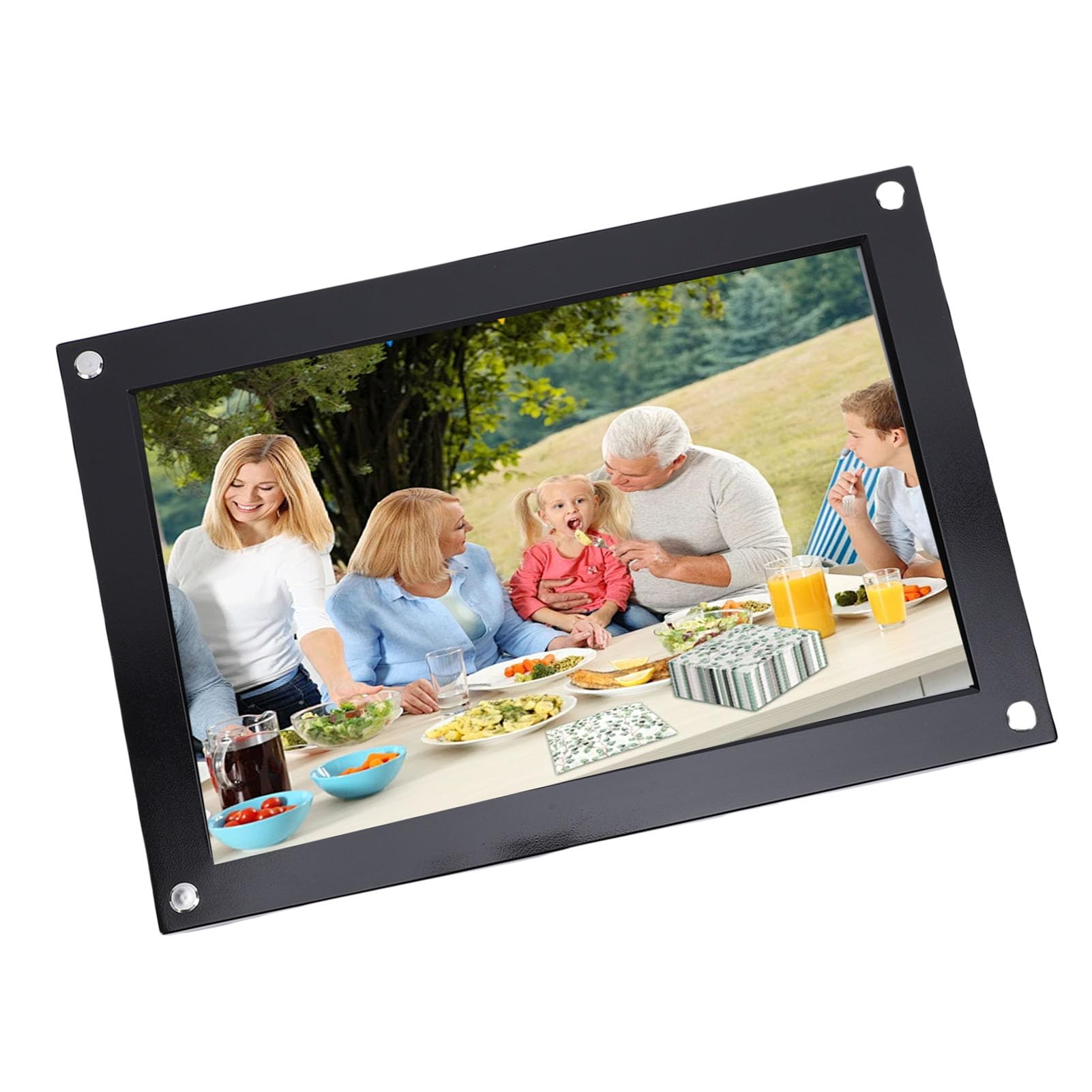 Cadre Photo numérique 10.1 Pouces écran Tactile Acrylique 1280x800 32GB Smart Cloud Cadre Photo électronique Rotation Automatique (Black)