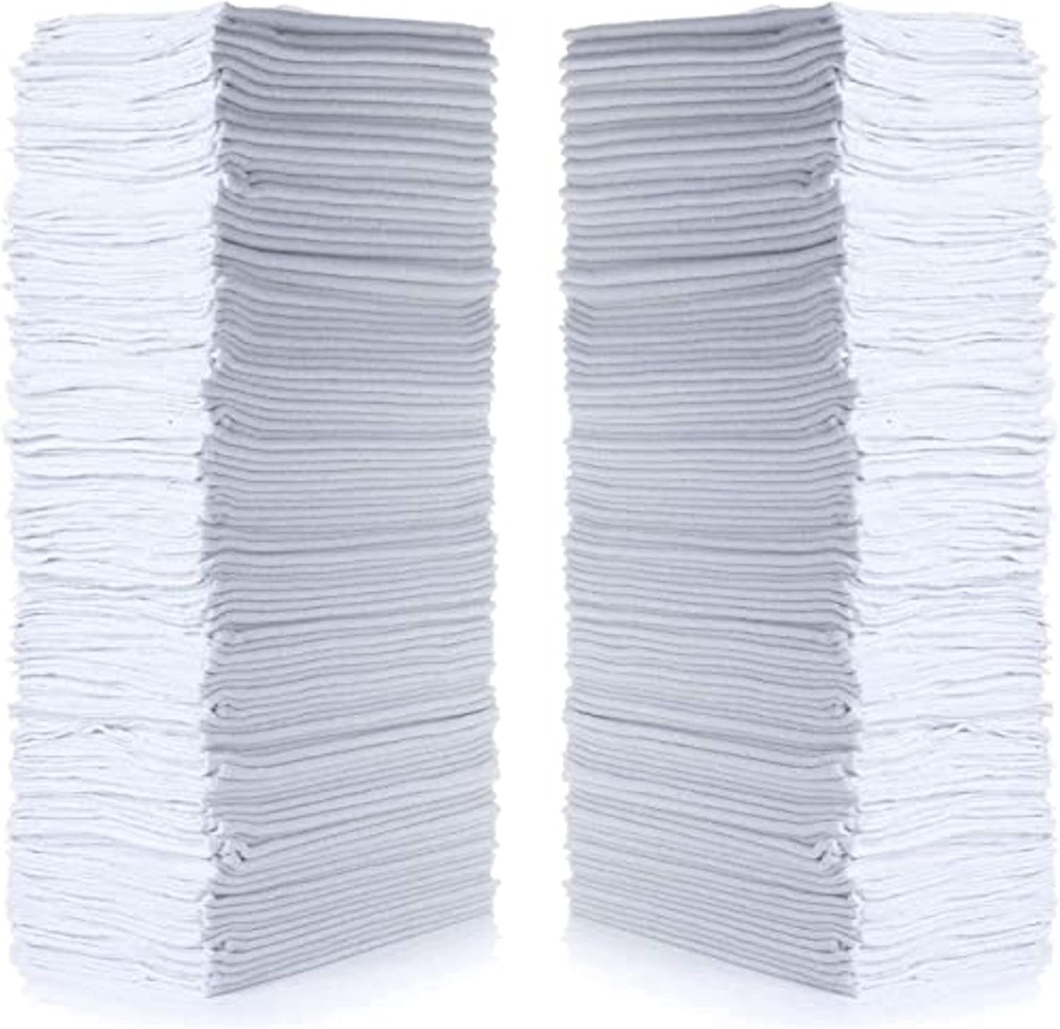 SIMPLI-MAGIC Cotton Shop Towels 14"x12" (500 Pack) – Reusable Cleaning Shop Rags for Mechanic, Industries, Garage and Homes (Red)