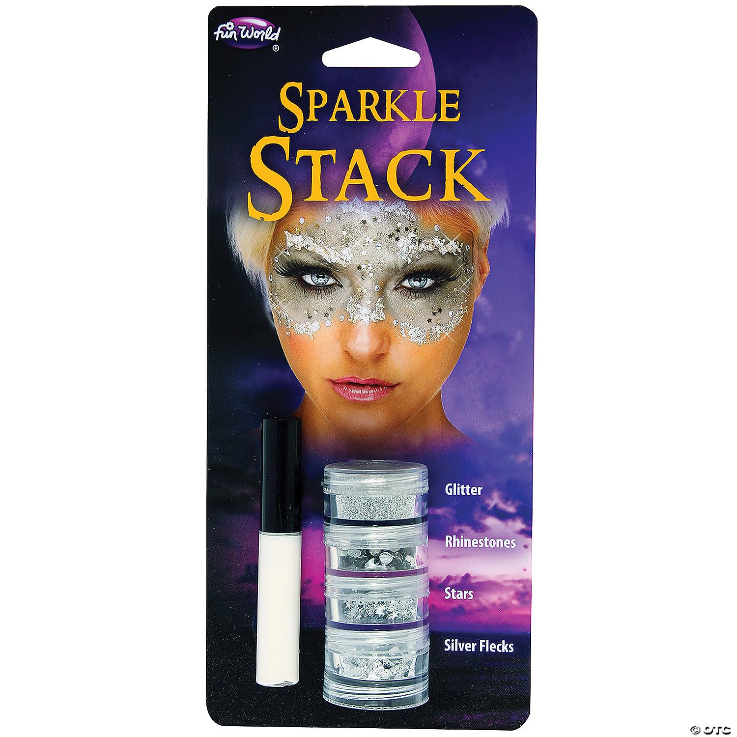 Fun World Gold Sparkle Stack Makeup Kit