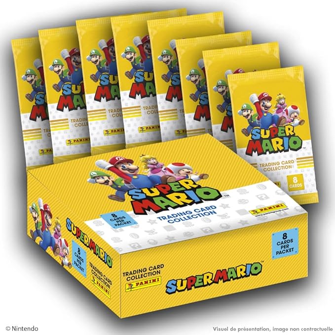 Super Mario Trading Card Collection x18 Packs Amazon.co.uk Toys & Games