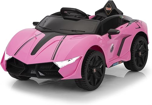 Miniatura 9 de TOBBI Juguete deportivo eléctrico de 12 V para niños con control remoto de 3 velocidades con batería para niños de 3 a 6 años con pantalla de