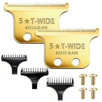 2215 Wide T Blade Replacement Compatible with Wahl 5 Star Detailer Trimmers