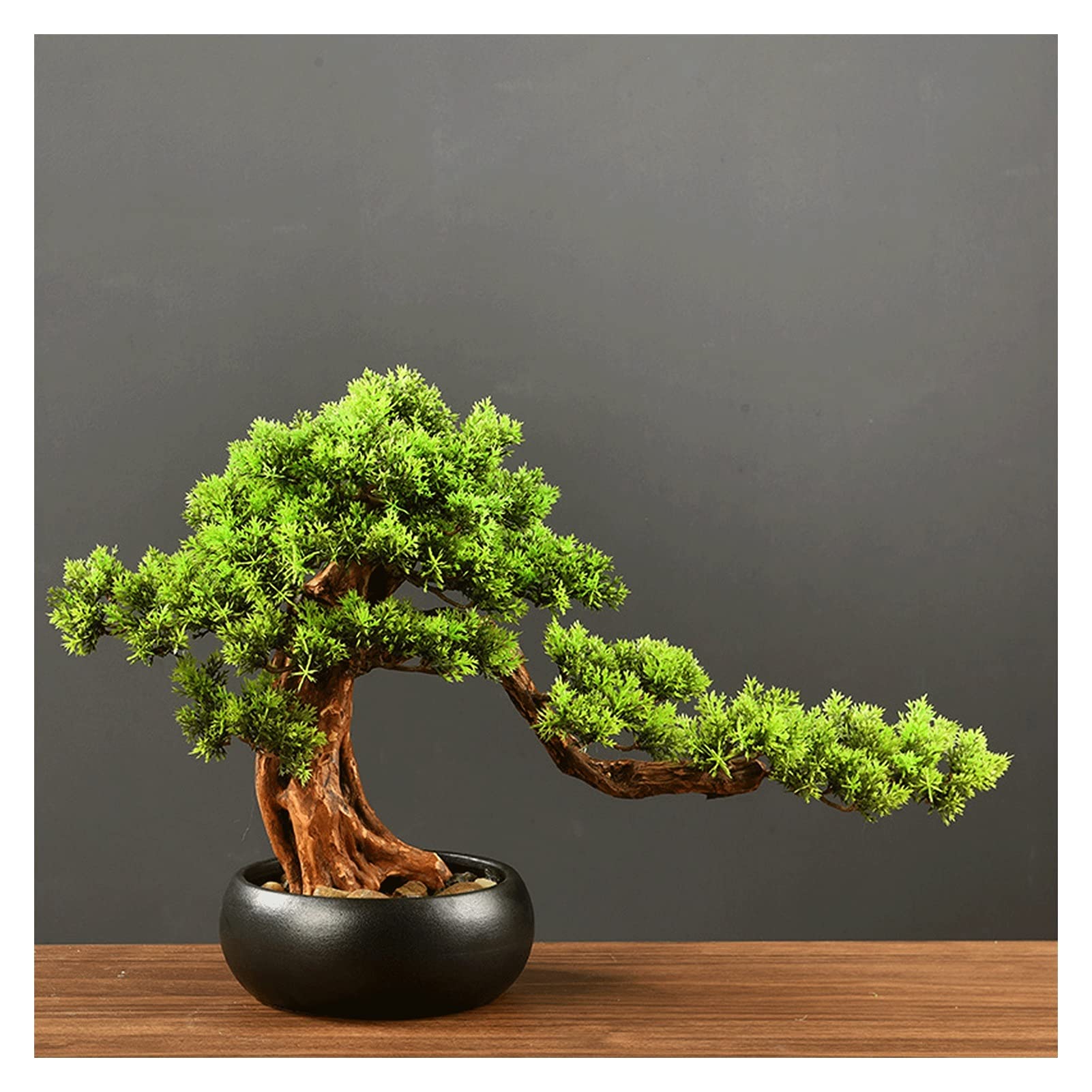 Amazon.de: NZPOST Knstlicher Bonsai-Baum aus Kiefernholz, 13 Zoll hoch,  knstliche Kiefer, EIN Neuer chinesischer Zierbaum im Topf, fr ...