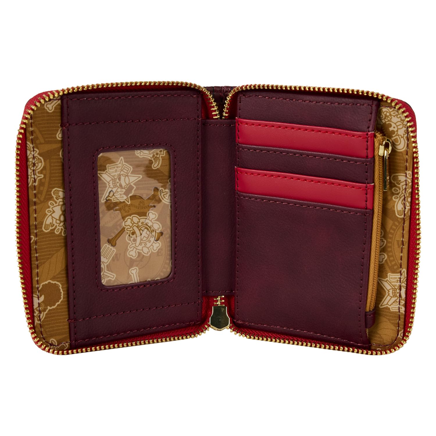 Amazon.com: Loungefly Toei One Piece Zip Around Wallet : Clothing