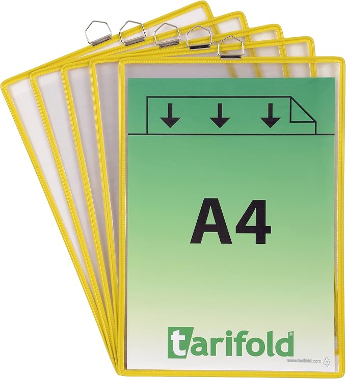12 Pochettes Plastique Perforées A4 - Fermeture Scratch, 6 Couleurs, Pour Classement Documents