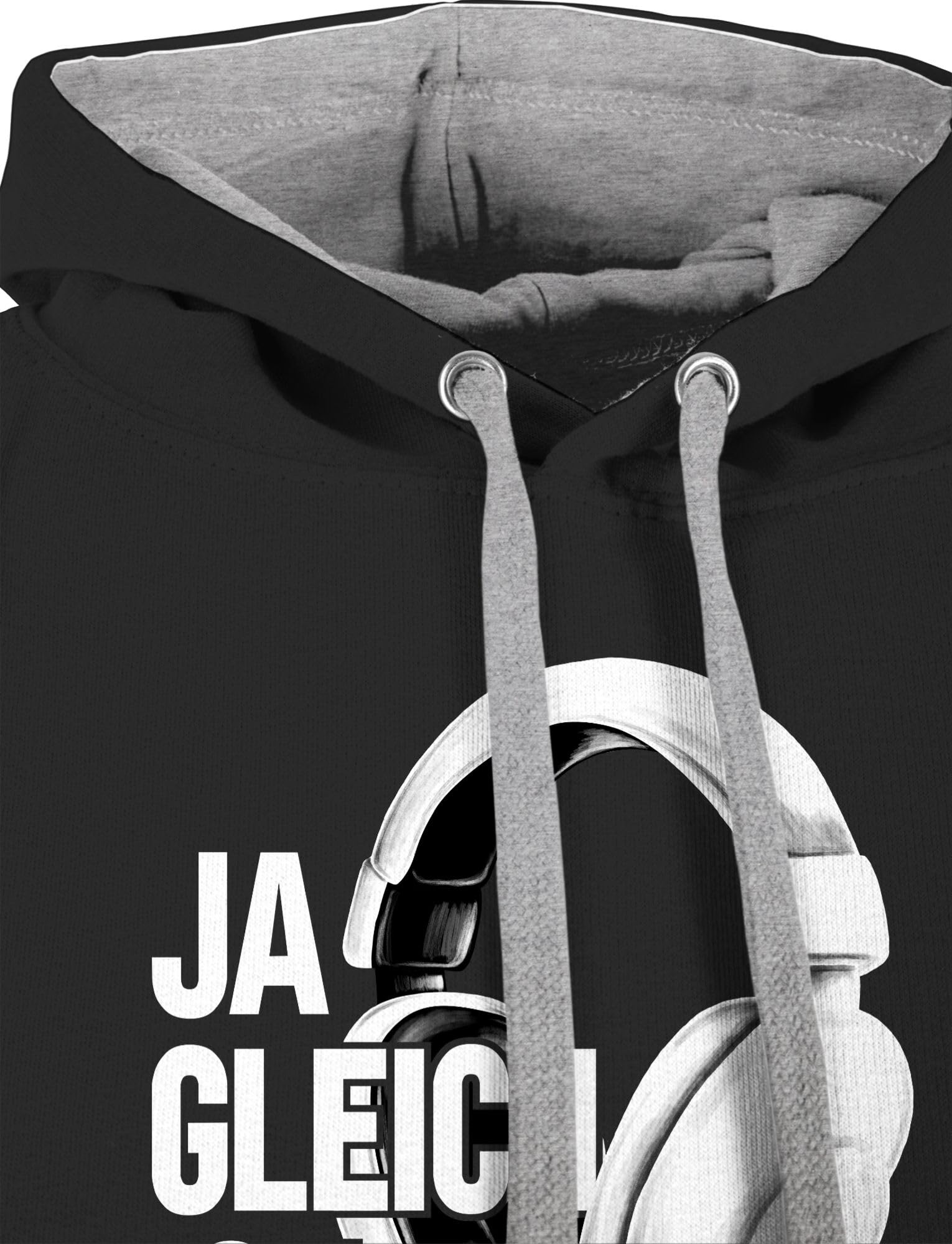 Shirtracer - Pullover Herren Frauen Hoodie Kontrast zweifarbig - Nerd Geschenke - Ja gleich ich zocke