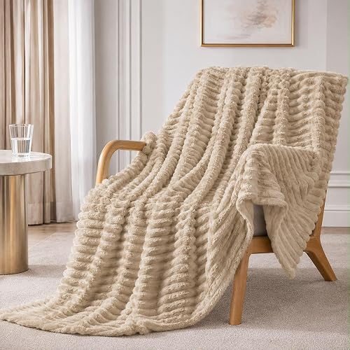 Blanket Fleece 180x200cm cream