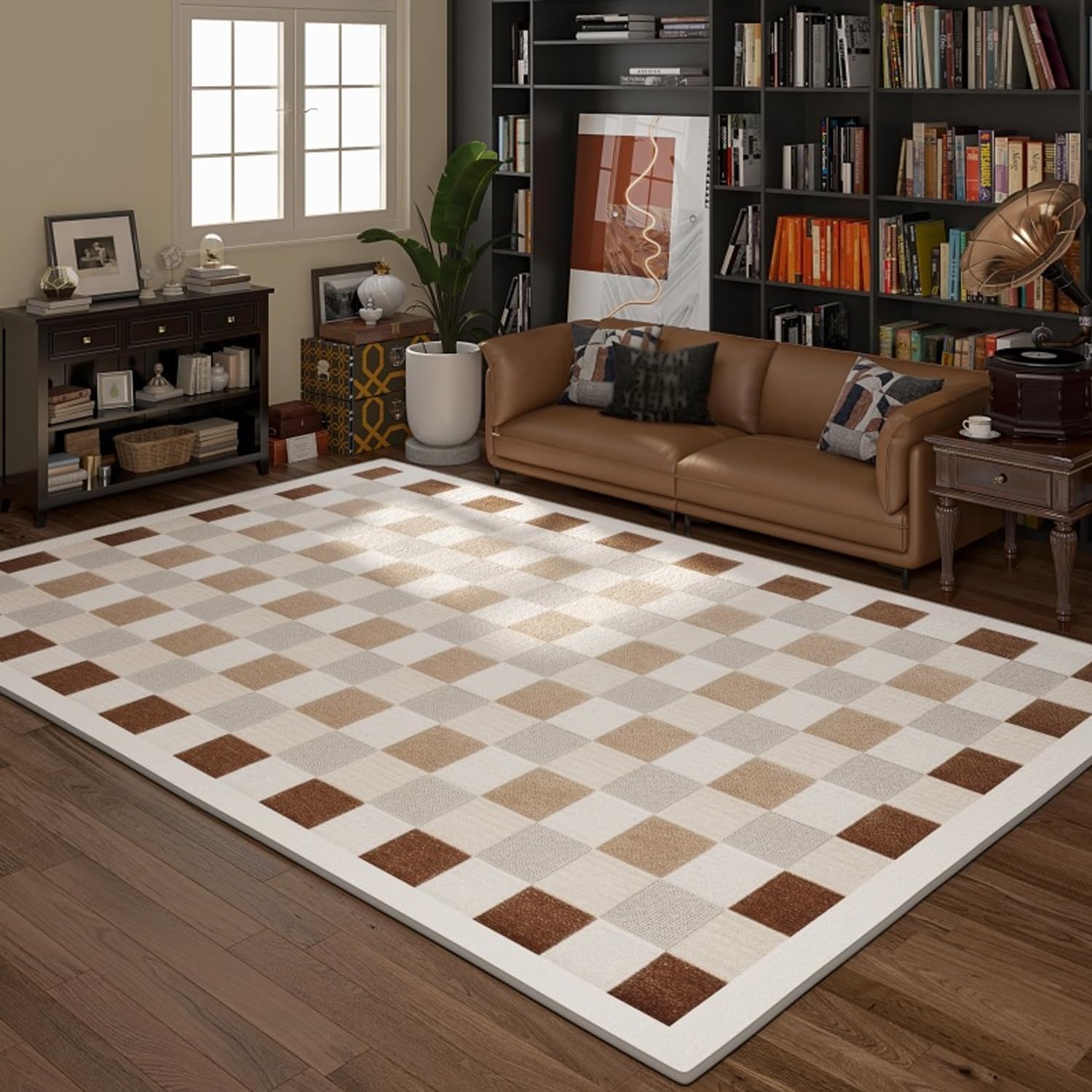 Heated Floor Mat Under Desk, Heater Area Rug Graphene Electric Heated Carpet, Floor Heater Foot Warmer with Timer & Adjustable Thermostat, for Living Room Bedroom Yoga Room,200x400 cm