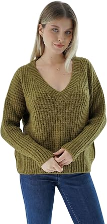 TR ST STAR Kad n Oversize Selanik  rg  Triko Kazak TRIST-6160