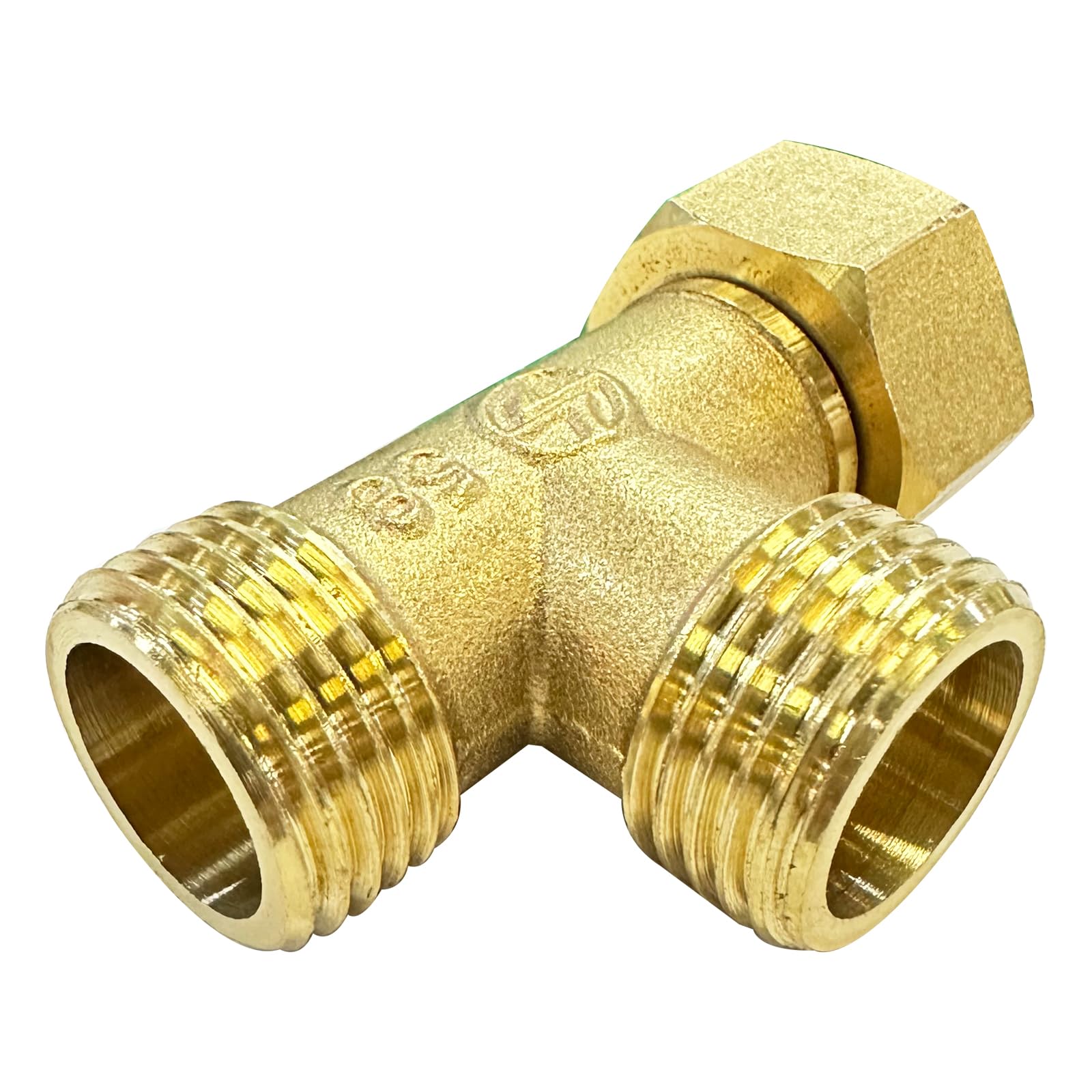 2 Ottone Esagonale Raccordo Filettato Maschio, Connettore Acqua per 2 Ottone Esagonale Raccordo Filettato Maschio, Connettore Acqua per