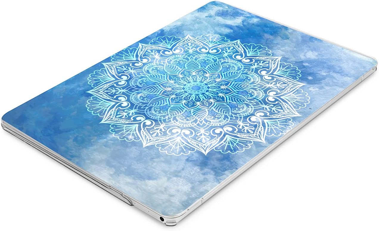 Hard Case Compatible for MacBook Pro 16 14 M3 M2 2023 M1 Pro 13 2022 Air 13 2021 Retina 2020 Mac 11 12 Boho Glam Print Painted Laptop Mandala Blue Cover Protective Nature Design Acrylic Sky