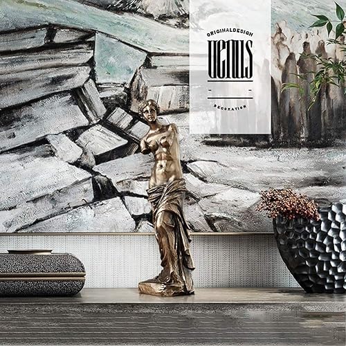 Miniatura 5 de Estatuas de Venus de Milo de cobre de 17 pulgadas, esculturas de mujer desnuda desnuda, figuras griegas romanas de afrodita, decoración retro para