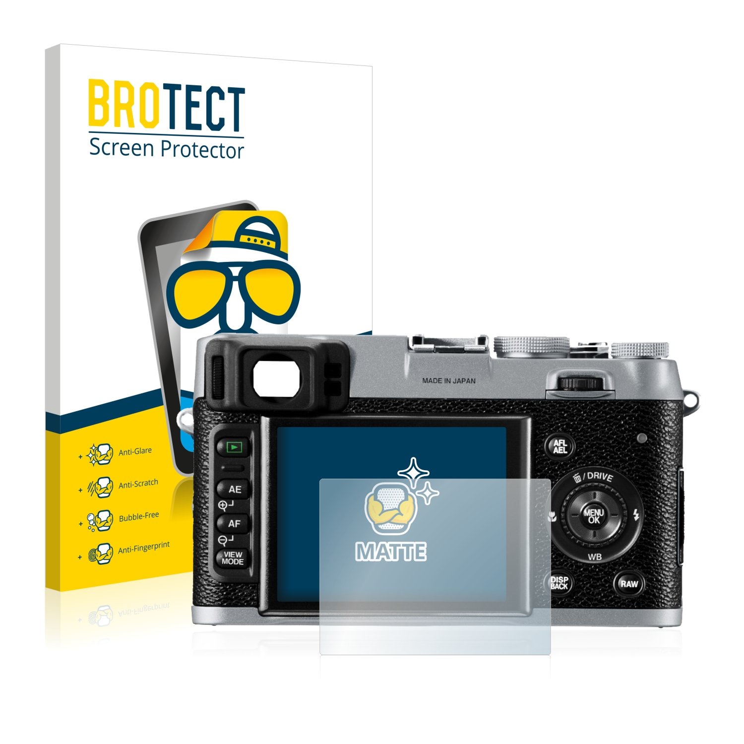 BROTECT 2er Pack Displayschutzfolien Für Fujifilm GFX 50R – Ultra-Klar, Made In Germany