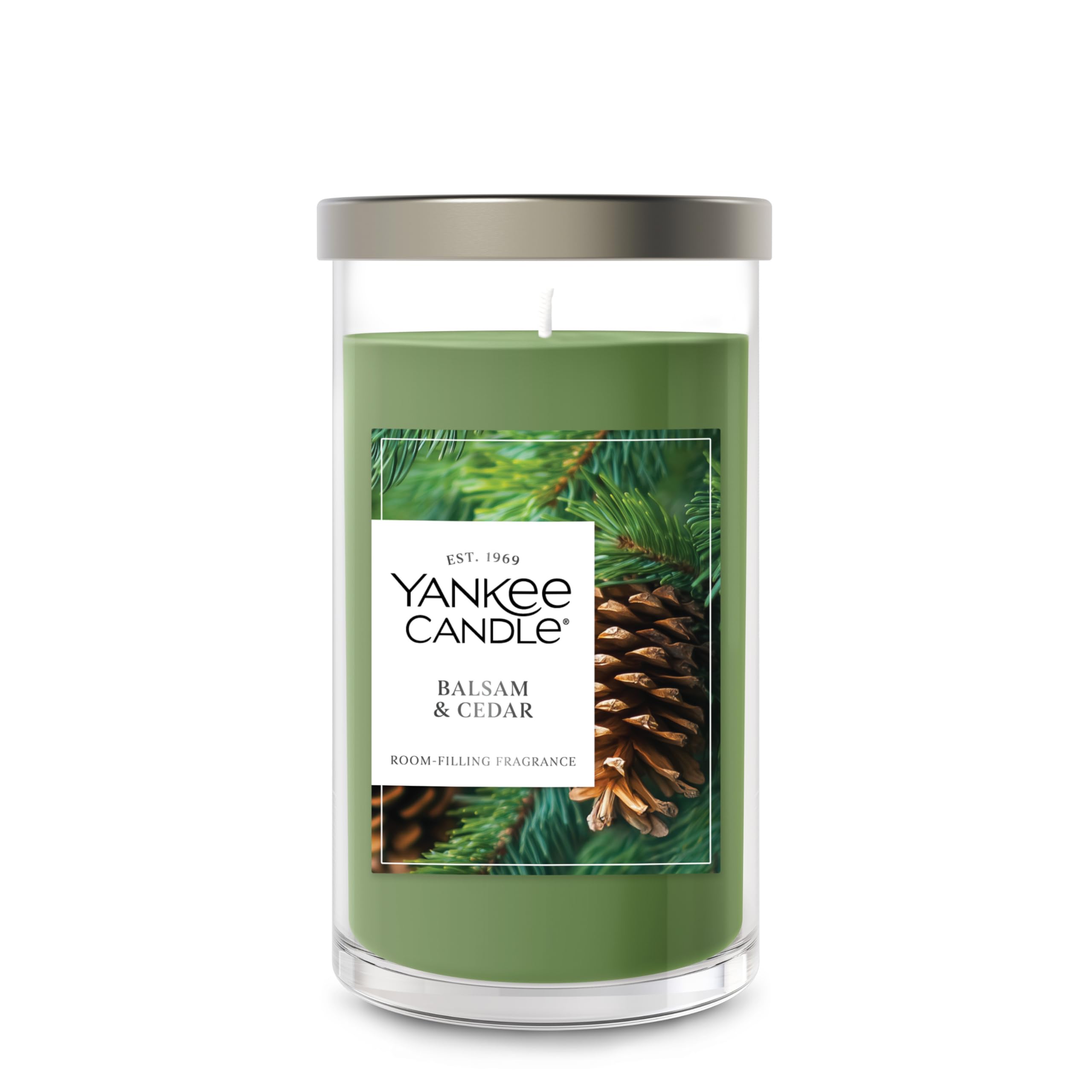 Amazon.com: Yankee Candle Medium Pillar Scented Candle with up to