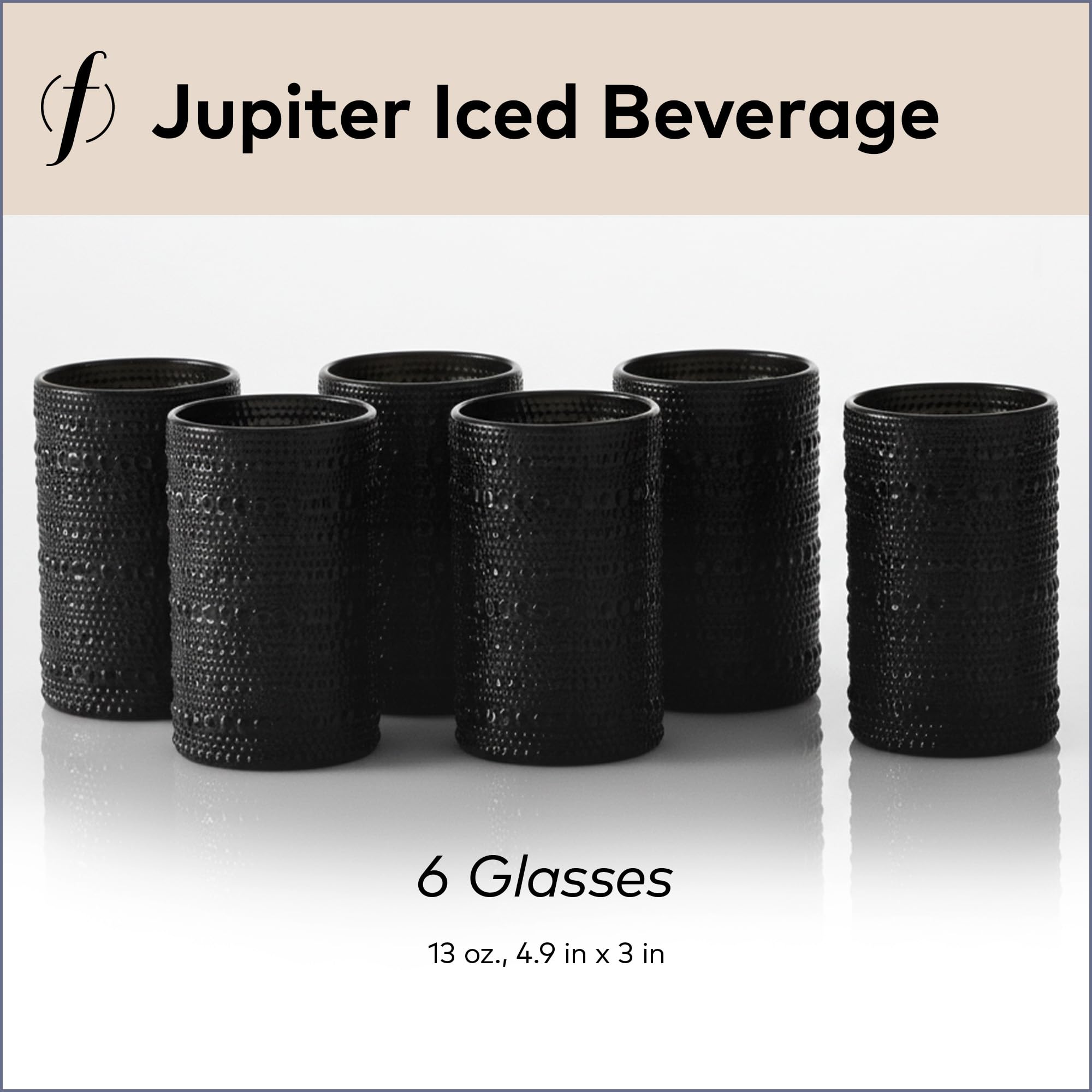 Amazon.com | FORTESSA Jupiter Beaded Hobnail Glass Vintage Themed