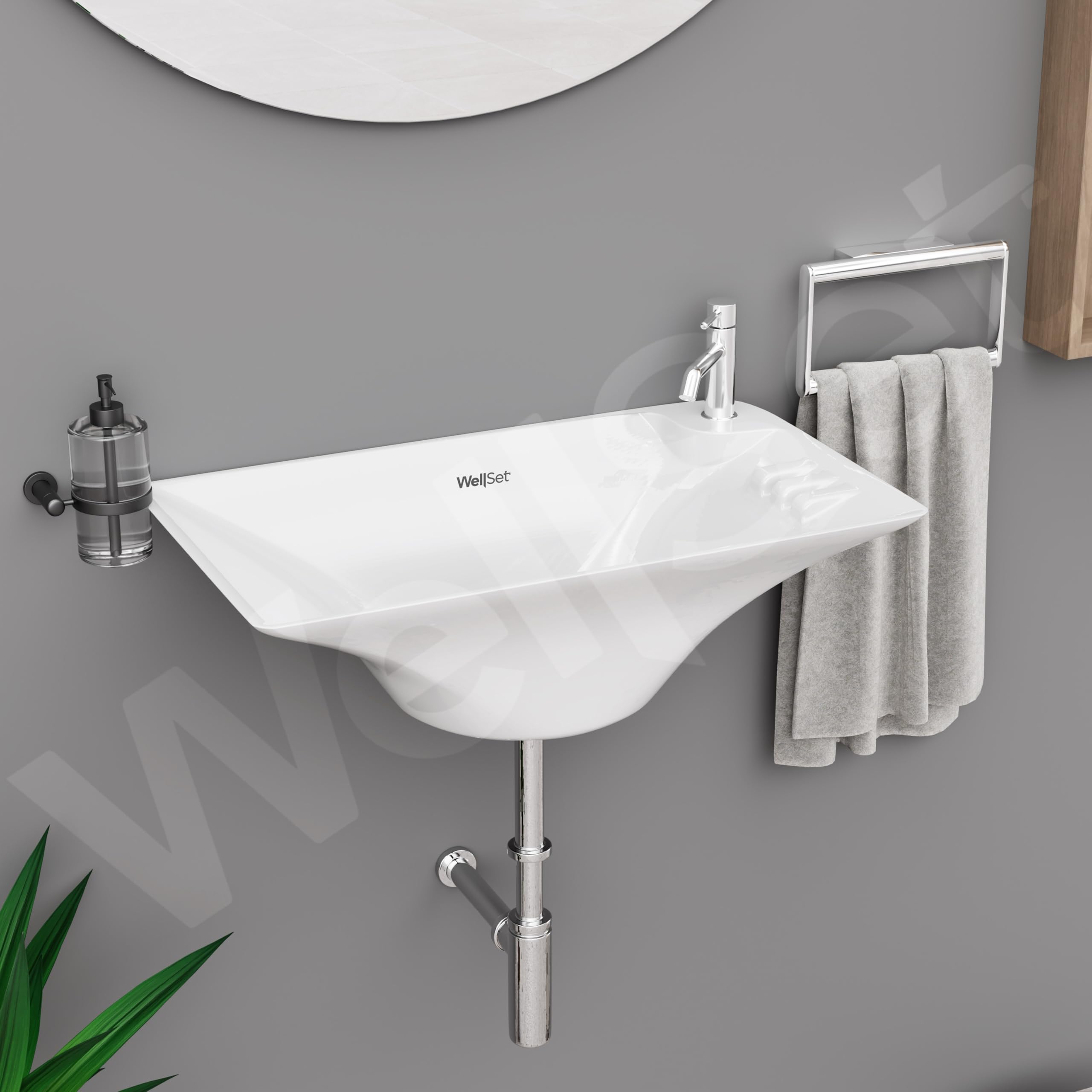 See full amazon price history chart for Well Set Ceramic Wall Hung Basin | Luxurious Wash basin Table Top Bathroom Sink Wash Basin Super White Colour With Glossy Finishing (16 x 9 x 4.5 INCH) Well Set Ceramic Wall Hung Basin | Luxurious Wash basin Table Top Bathroom Sink Wash Basin Super White Colour With Glossy Finishing (16 x 9 x 4.5 INCH) (B0CVRHDTMS) Amazon Price History, Amazon Price Tracker