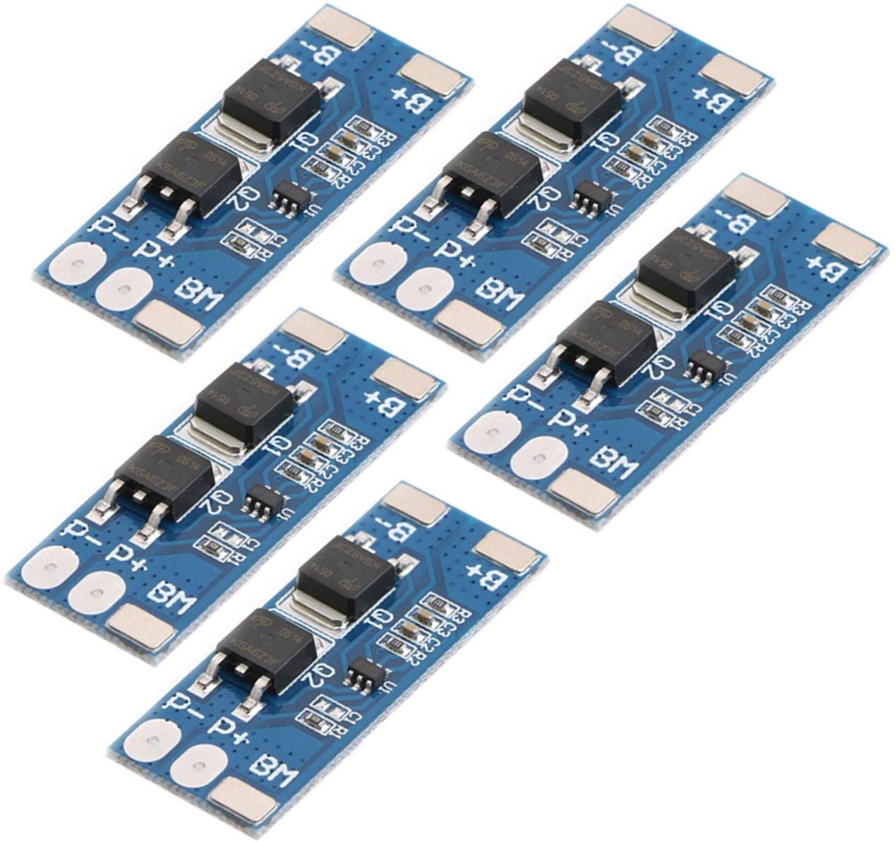 5x Scheda Protezione Batteria 1S 15A 3.7V Per 18650 Li-ion | BMS PCM Con Rilevamento Sovracorrente